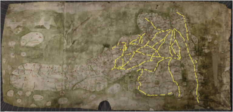 A study of the Gough Map reveals that many of medieval England’s roads